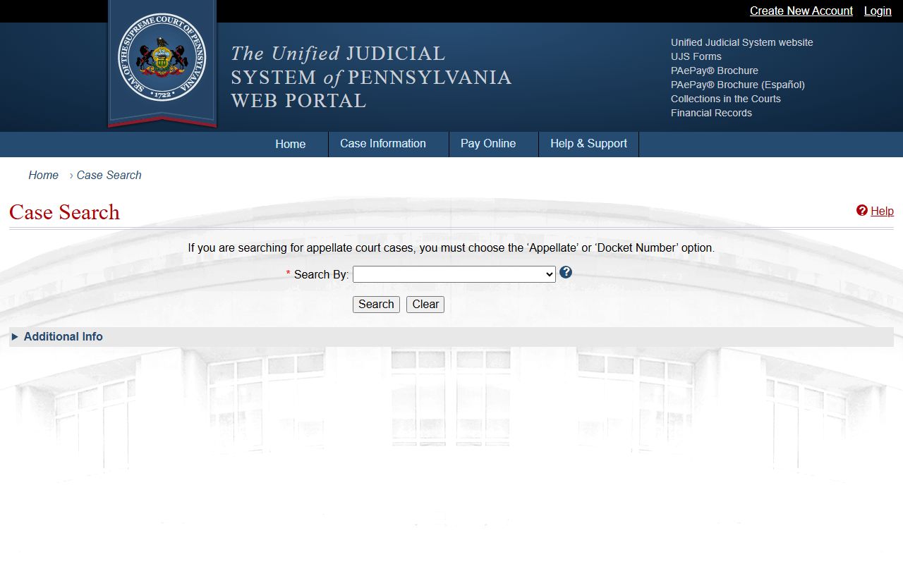 Montgomery County court records after jail arrest UJS case search